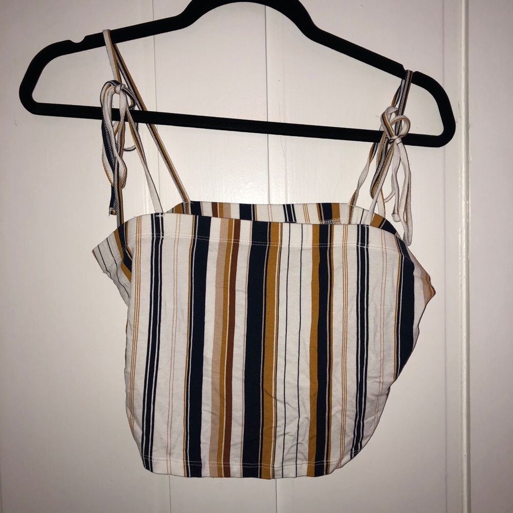 Striped crop top